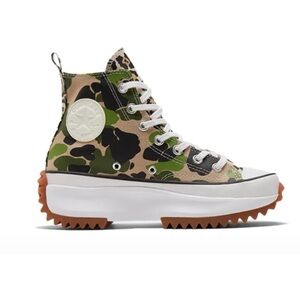 CONVERSE Run Star Hike-Hi Archive Print Camo Sneakers